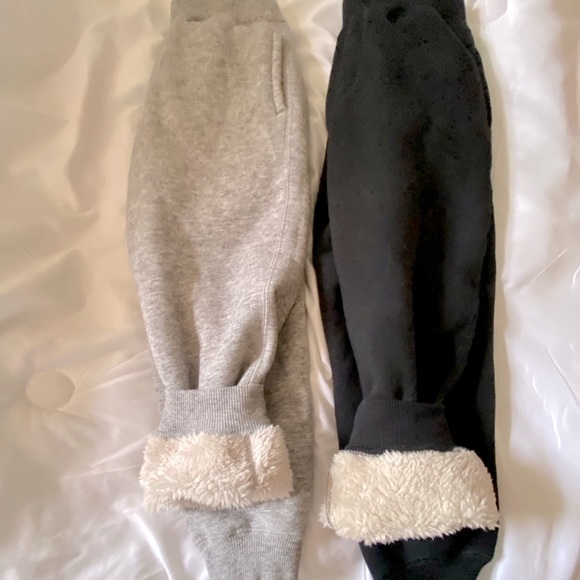 Uniqlo Other - TWO FLEECE LINED SWEATPANTS!